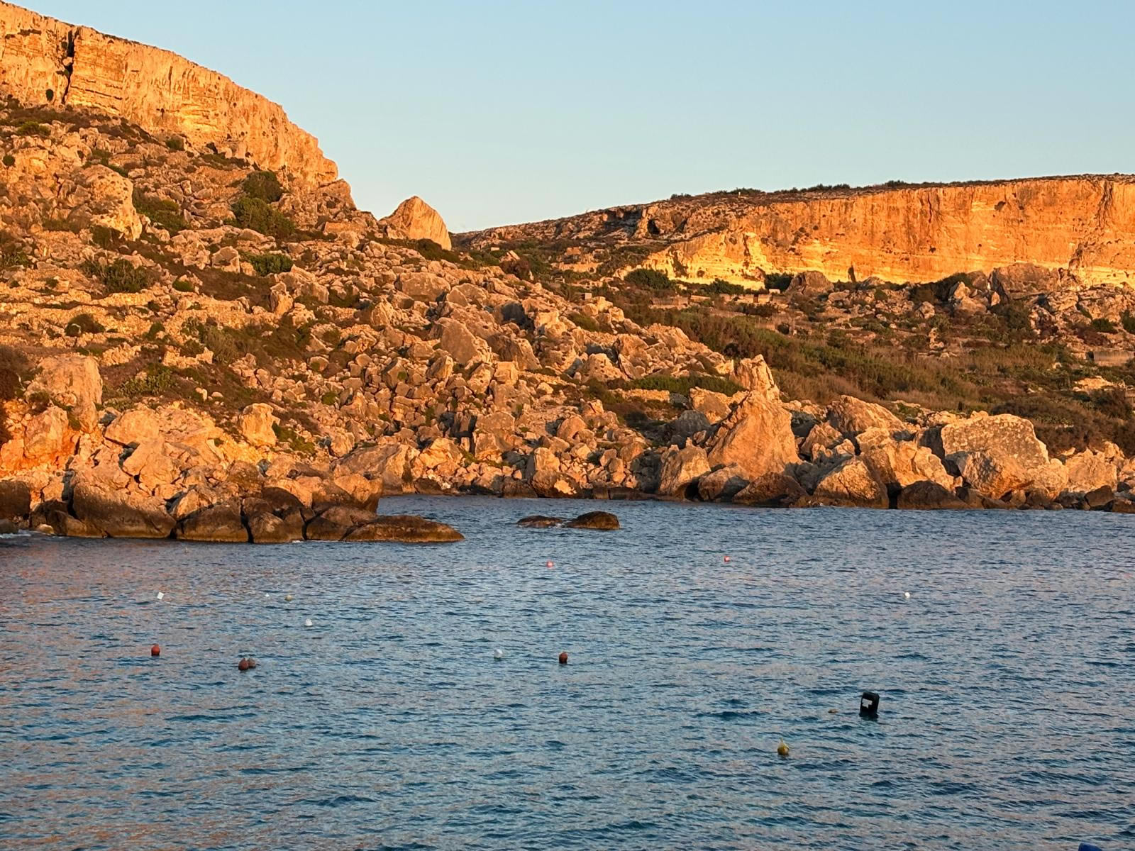 Coastline at Dahlet Beach, Gozo