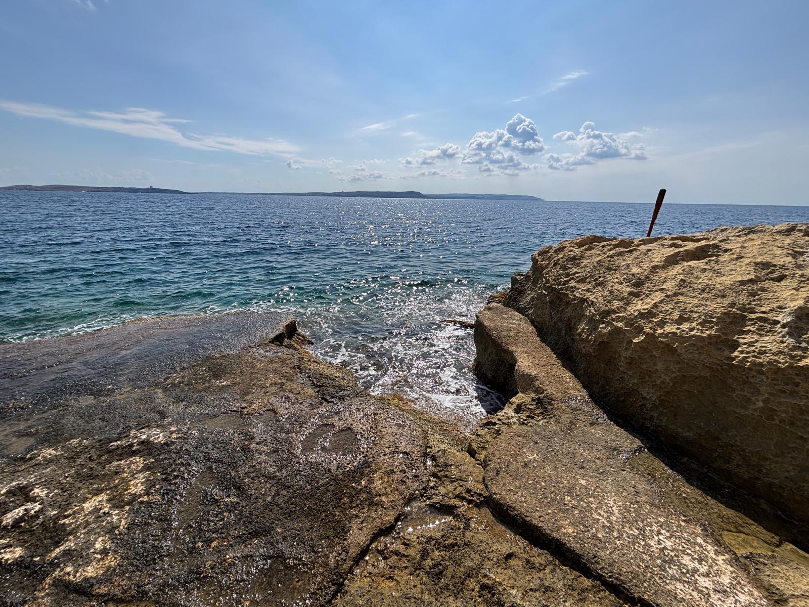 Alternative Middle Finger entry point at Ras il-Ħobż, Gozo