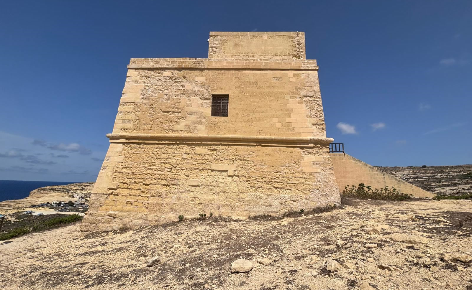 Dwejra Tower on the western coast of Gozo