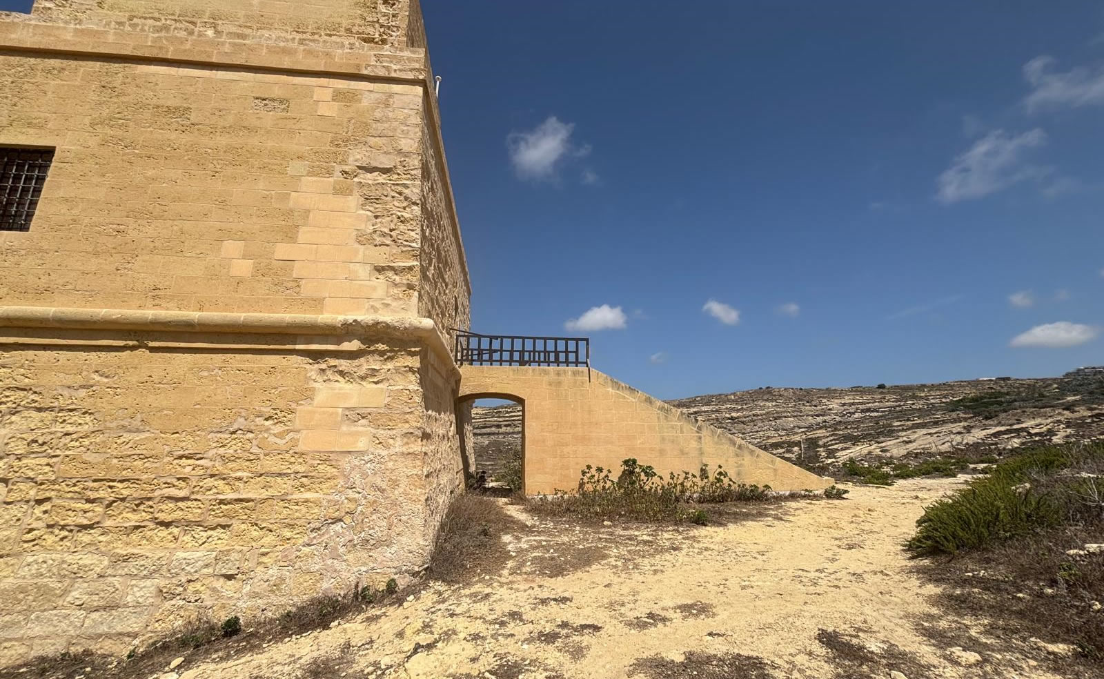 Dwejra Tower on the western coast of Gozo