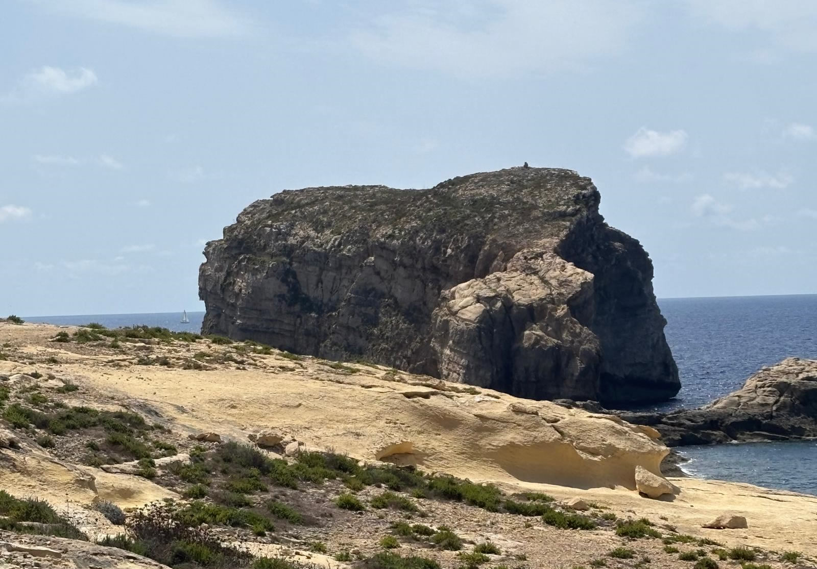 Fungus Rock at Dwejra, Gozo