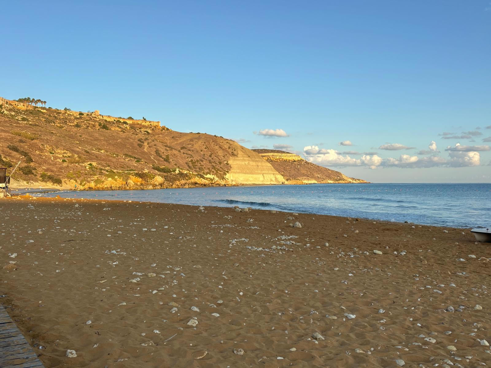 Coastline at ramla Beach, Gozo