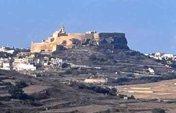 Cittadella viewpoint, Gozo