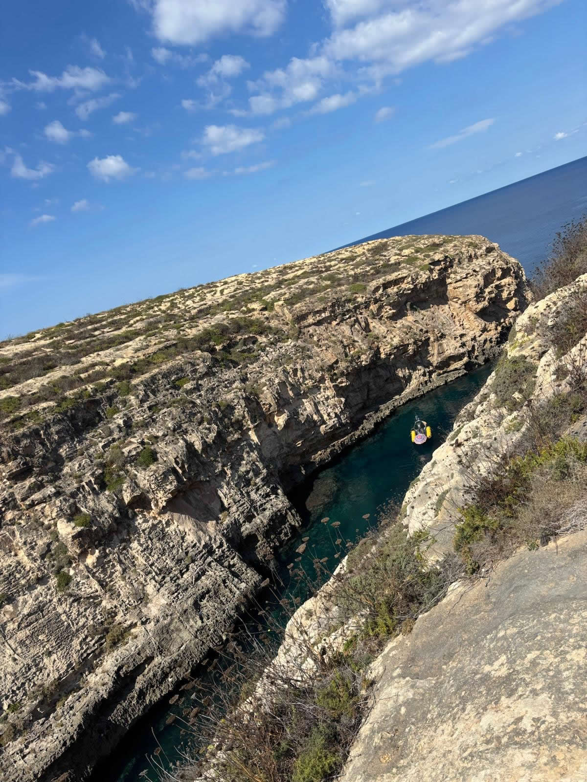 Wied il-Għasri coastal inlet
