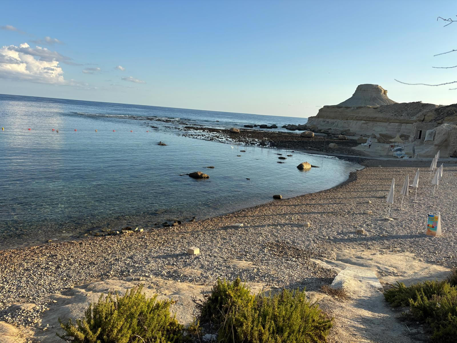 Coastline at Xwejni Beach, Gozo
